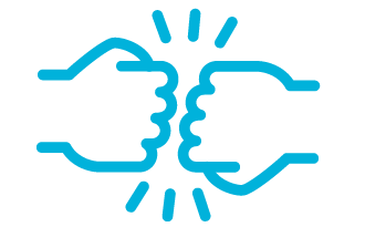 Fist bump icon