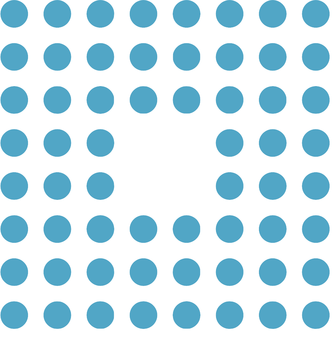 blue dots