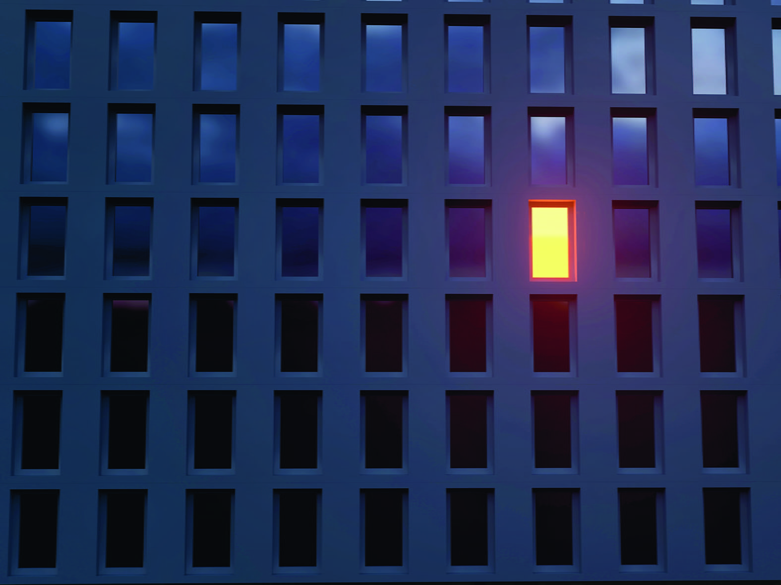 Light in window